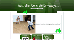 Desktop Screenshot of driveways.com.au