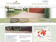 Tablet Screenshot of driveways.biz